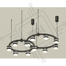 Светильник Ambrella light XR92091001/13 SBK/FR черный песок/белый матовый GX53 (A9209, C9238, C9232, N8445)