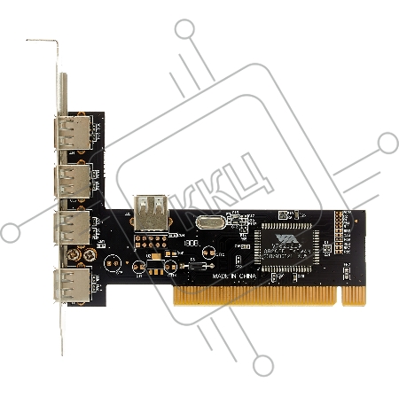 Контроллер Exegate EXE-352 PCI, 4*USB2.0 ext + 1*USB2.0 int (OEM) EX281227RUS