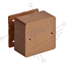 Коробка универсальная для кабель-каналов 85х85х45 корич. IP40 Рувинил 65015К
