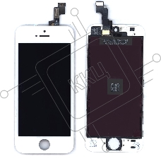 Дисплей (модуль) для Apple iPhone 5S, iPhone SE в сборе с тачскрином (Tianma), белый