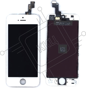 Дисплей (модуль) для Apple iPhone 5S, iPhone SE в сборе с тачскрином (Tianma), белый