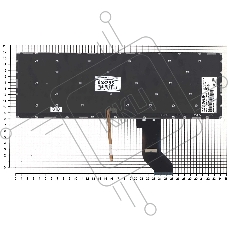 Клавиатура для ноутбука Lenovo IdeaPad Y700 Y700-15ISK черная без рамки с подсветкой