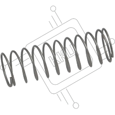 Пружина ролика отделения в лотке CET 302RV09180 для Kyocera ECOSYS M2040/M2540