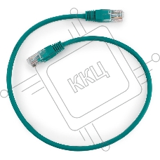 Патч-корд UTP Cablexpert кат.5e, 0.5м, литой, многожильный (зеленый)