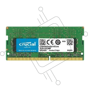 Модули памяти Crucial SO-DIMM DRAM DDR4 8GB 2666 MT/s (PC4-21300) CL19 SR x8 Unbuffered  260pin , EAN:649528780065