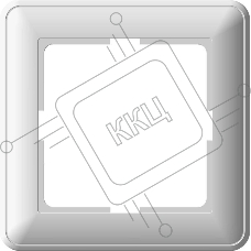 Рамка 1-м W59 бел. SchE KD-1-18 (КД-1-18)