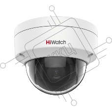 Видеокамера IP HiWatch 2Мп уличная купольная мини IP-камера с EXIR-подсветкой до 30м1/2.8