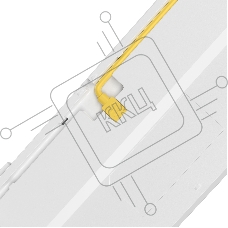 Клавиатура A4Tech Bloody S87 Energy (S87 USB ENERGY WHITE) проводная USB белый/жёлтый