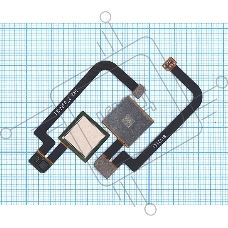 Шлейф со сканером отпечатка пальца для Xiaomi Mi Max 2 золотой