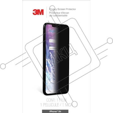 Пленка защиты информации для экрана 3M MPPAP015 для Apple iPhone XR 1шт. (7100189382)