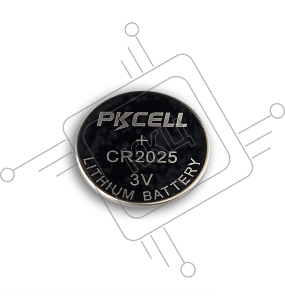 Литиевый элемент питания PKCELL CR2025-5B тип - CR2025 5 шт в блистере