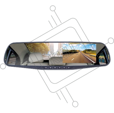 Видеорегистратор Digma FreeDrive 303 MIRROR DUAL черный 1.3Mpix 1080x1920 1080p 120гр. GP2248