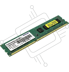 Память Patriot SL 4Gb DDR3 1333MHz DIMM PSD34G133381 RTL 1*4GB PC3-10600 CL9 240-pin 1.5В