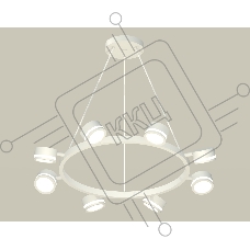 Светильник Ambrella light XB9195200/8 SWH/FR белый песок/белый матовый GX53 (C9195, N8412)