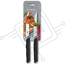 Набор ножей кухон. Victorinox Swiss Modern (6.9003.12WB) компл.:2шт черный блистер