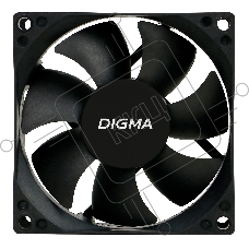 Вентилятор для корпуса Digma DFAN-80 черный, 80 мм, 1800 об/мин, 23 дБ, 4 pin