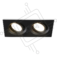 Светильник Ambrella light TN1146/2 BK черный IP44 GU5.3/2 180*95*38