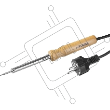 Паяльник STAYER 55310-40  master с деревянной рукояткой и долговечным жалом 40Вт конус