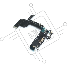 Шлейф с разъемом зарядки и микрофоном для iPhone 15 Pro (A3102)