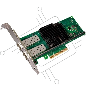 Сетевой Адаптер Intel Ethernet Converged Network Adapter X710-DA2, 10GbE/1GbE dual ports SFP+, open optics, PCI-E 3.0x8 (Low Profile and Full Height brackets included) bulk