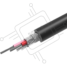 Кабель Vention аудио Jack 6.5 M/XLR F - 3м