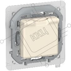 Розетка 1-местная с заземлением с защитными шторками и крышкой 16А IP44 6737411 слоновая кость IEKINSPIRIA