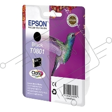 Картридж струйный Epson C13T08014011 черный для Epson St Ph P50/PX660/PX720WD (330стр.)