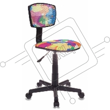Кресло детское Бюрократ CH-299/ABSTRACT спинка сетка мультиколор сиденье мультиколор абстракция