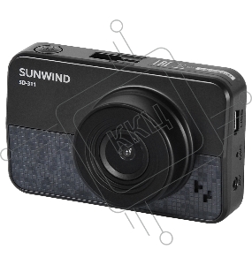 Видеорегистратор SunWind SD-311 черный 1.3Mpix 1080x1920 1080p 140гр. GP6248