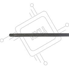 Штырь заземлителя D=16мм, L=1500мм (муфта-муфта) HZ EKF  gc-e1202  EKF