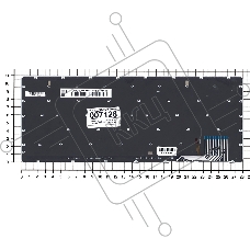 Клавиатура для ноутбука Samsung 740U3E NP740U3E серебристая