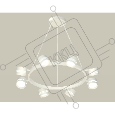 Светильник Ambrella light XB9195202/8 SWH/FR белый песок/белый матовый GX53 (C9195, N8477)