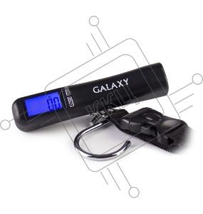 Безмен электронный GALAXY GL 2830, черный, максимальный вес 40 кг, сверхточная сенсорная система датчиков, ЖК-дисплей с подсветкой, цена деления 10 г, функция обнуления массы тары, автомат. отключение, индикатор перегрузки, индикация низкого уровня заряда