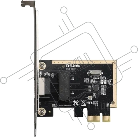 Сетевой PCI Express адаптер D-Link DGE-560T/D2A с 1 портом 10/100/1000Base-T