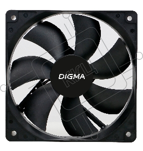 Вентилятор Digma DFAN-120-7 120x120x25mm 3-pin 4-pin (Molex)23dB 73gr Ret