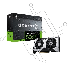 Видеокарта MSI PCI-E 5.0 RTX 5060 Ti 8G VENTUS 2X PLUS NVIDIA GeForce RTX 5060TI 8Gb 128bit GDDR7 2617/28000 HDMIx1 DPx3 HDCP Ret