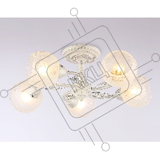 Светильник Ambrella light TR3062/5 WH/SL/FR белый/серебро/белый матовый E27/5 max 40W D615*245