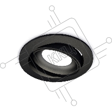 Комплект встраиваемого поворотного светильника Ambrella light XC7652001 SBK черный песок MR16 GU5.3 (C7652, N7021)