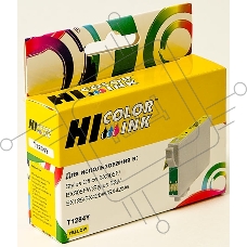 Картридж Epson Stylus S22/SX125/SX420W/SX425W/BX305F (Hi-Black) new, C13T12844010, Y