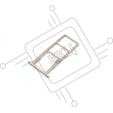 Лоток для SIM-карты Huawei Y5 Prime 2018 золотой
