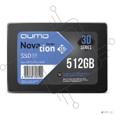 Накопитель SSD QUMO Novation 3D, 512Gb, SATA III, 2.5