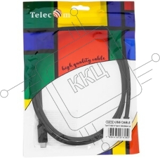 Кабель-соединительный Type-Cm -->Type-Cm, 1.2метра черный Telecom TUS719-1.2M