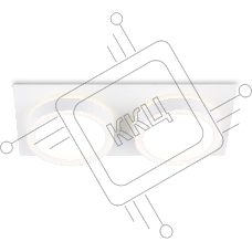 Светильник Ambrella light TN52423/2 WH/FR белый/белый матовый GX53 max 12W 210*105*45