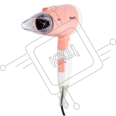 Фен Blackton Bt HD1001C White-Pink Мощность 1000 Вт, Напряжение 220 В, 50 Гц, Регулировка воздушного потока 2, Регулировка температуры 3, Складная ручка, Петля для подвешивания, Концентратор.