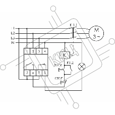Реле контроля фаз CZF-BR (3х400/230+N 8А 1перекл. IP20 монтаж на DIN-рейке) F&F EA04.001.003