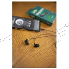 Наушники вакуумные AUX разъём с МК без рег.громкости длина 1.1м More Choice G26 (Green)