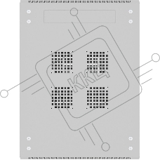 Шкаф серверный NTSS Премиум (NTSS-R32U6080GS) напольный 32U 600x800мм пер.дв.стекл металл 900кг серый 1542мм 71.3кг 1542мм IP20 сталь
