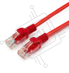 Патч-корд UTP Cablexpert кат.5e, 1м, литой, многожильный (красный)