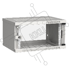 Шкаф ITK LWE3-06U64-GF LINEA WE 6U 600x450 мм дверь стекло серый