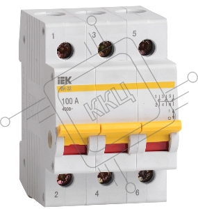 Выключатель нагрузки ВН-32 100А/3П ИЭК MNV10-3-100